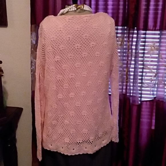 Croft & Barrow Light pink Sweater    148 - Picture 4 of 8